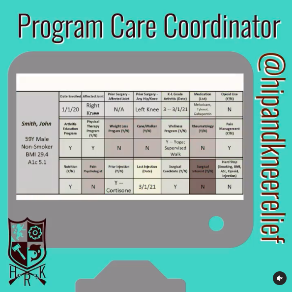 Arthritis Management Care Coordinator