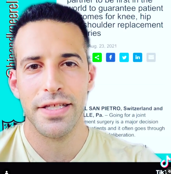 Guarantee for total joint replacement